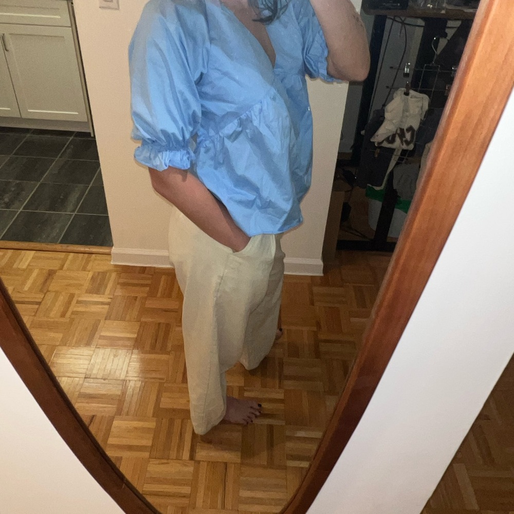 Women's Cream Trousers